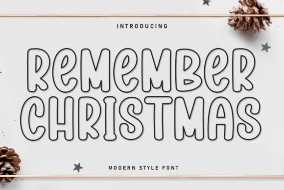 Remember Christmas Christmas font