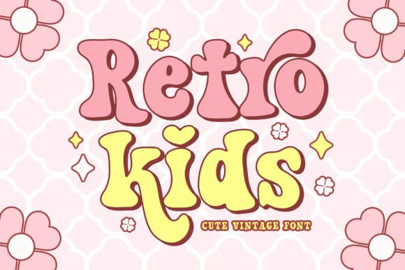 Retro Kids bubble font