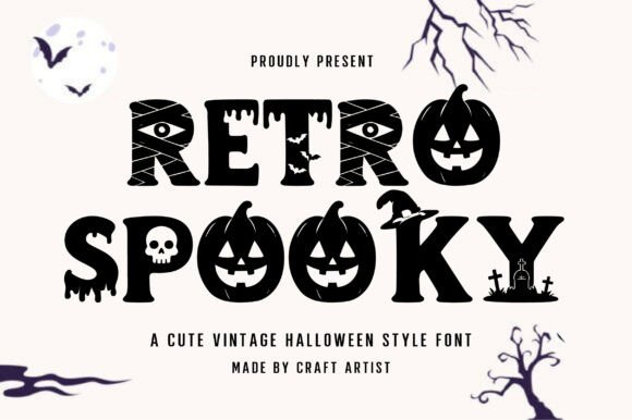 Retro Spooky Halloween font