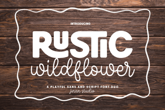 Rustic Wildflower bubble font