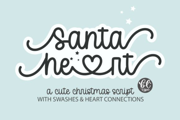 Santaheart Christmas font