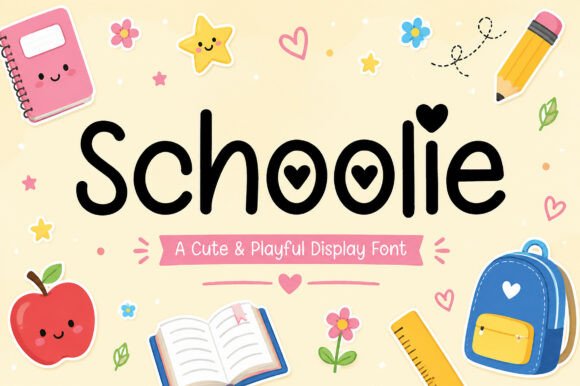 Schoolie bubble font