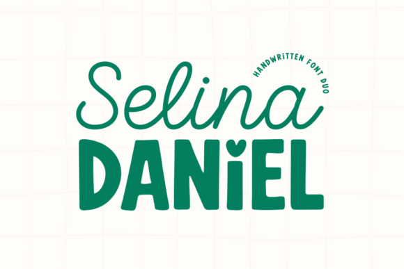 Selina Daniel Duo Font bubble font