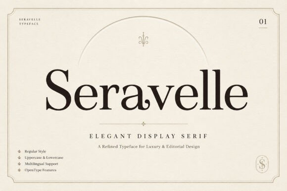 Seravelle Christmas font
