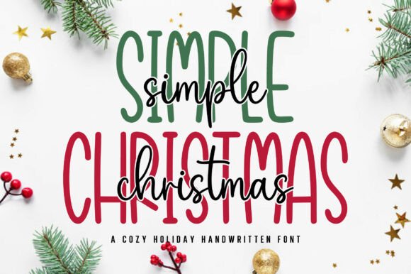 Simple Christmas Christmas font