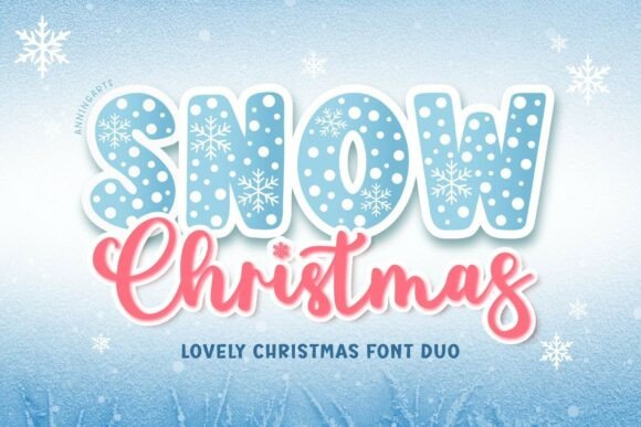 Snow Christmas Duo Christmas font
