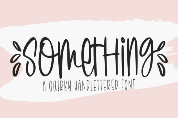 Something free font