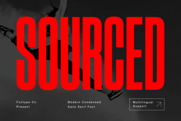 Sourced bubble font