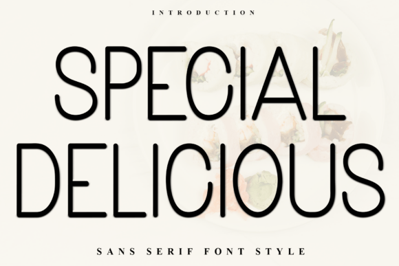Special Delicious Christmas font