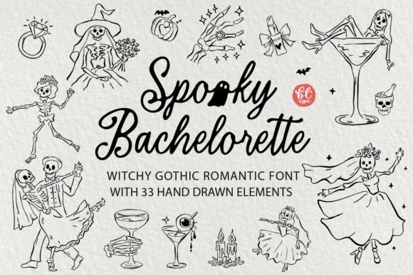Spooky Bachelorette Halloween font