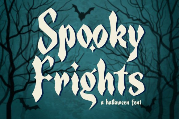 Spooky Frights Halloween font