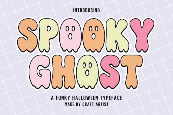 Spooky Ghost Halloween font