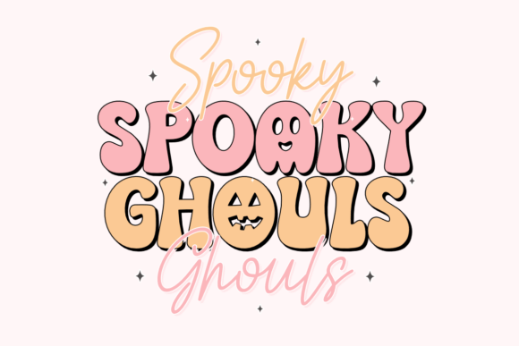 Spooky Ghouls Duo Halloween font