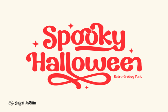 Spooky Halloween (Retro Display) Halloween font