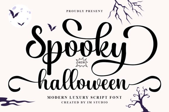 Spooky Halloween (Elegant Script) Halloween font