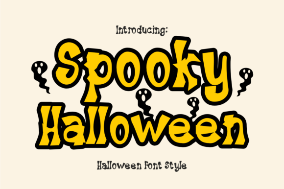 Spooky Halloween (Bold Chunky) Halloween font