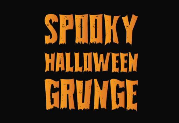 Spooky Halloween Grunge Halloween font