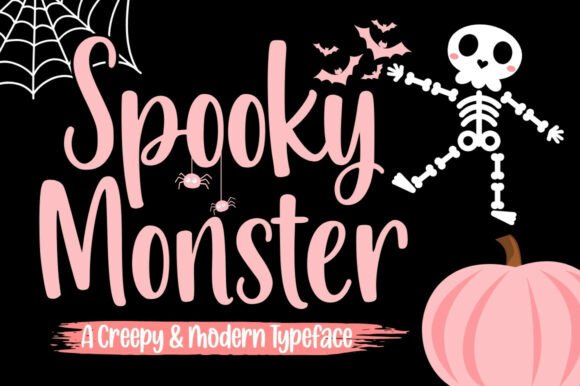 Spooky Monster (Script) Halloween font