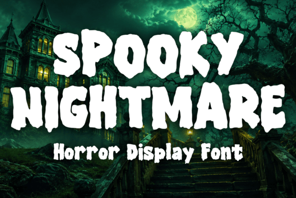 Spooky Nightmare Halloween font