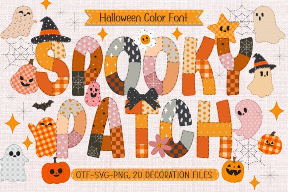 Spooky Patch Halloween font