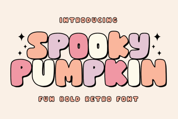 Spooky Pumpkin Halloween font