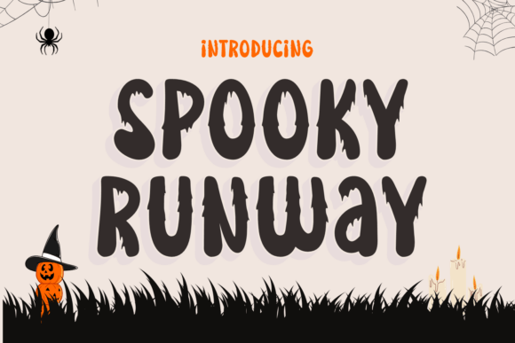 Spooky Runway Halloween font