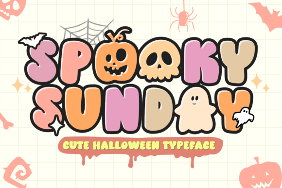 Spooky Sunday Halloween font