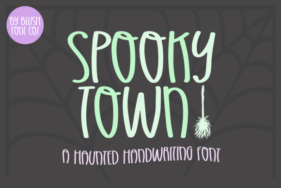 Spooky Town Halloween font