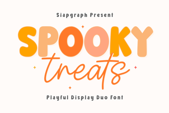 Spooky Treats Halloween font