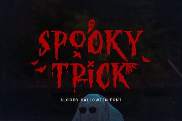 Spooky Trick Halloween font