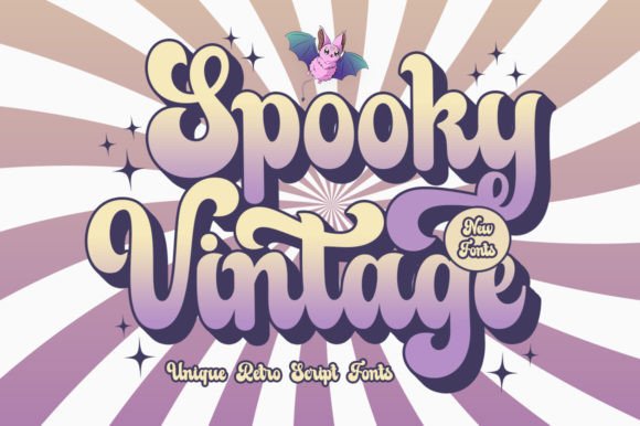 Spooky Vintage Halloween font