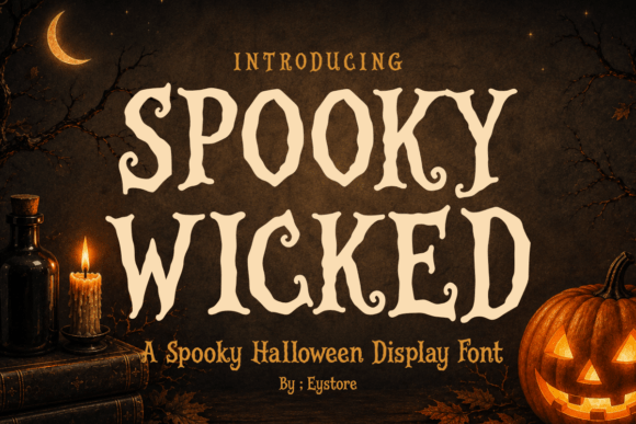 Spooky Wicked Halloween font