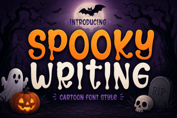 Spooky Writing Halloween font