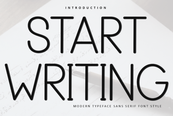 Start Writing Christmas font