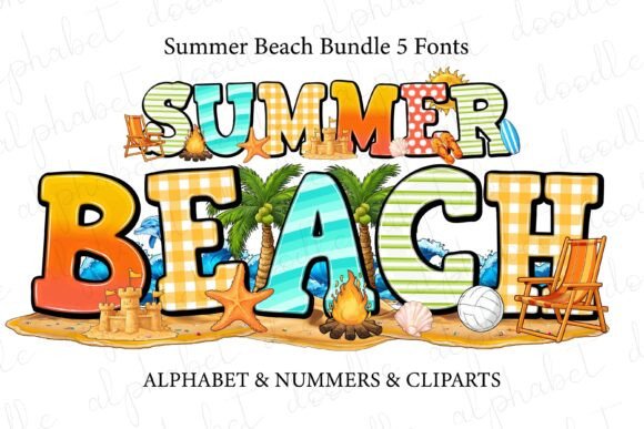 Summer Beach Christmas font