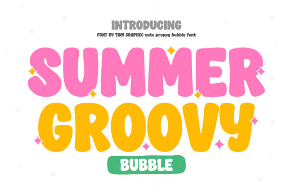 Summer Groovy font sample