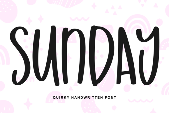 Sunday font sample