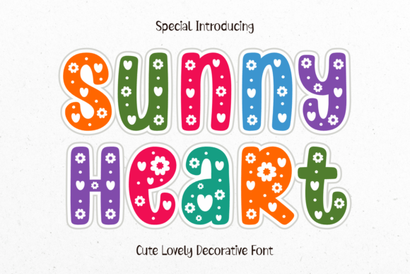 Sunny Heart Christmas font