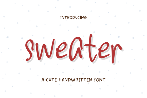 Sweater Christmas font