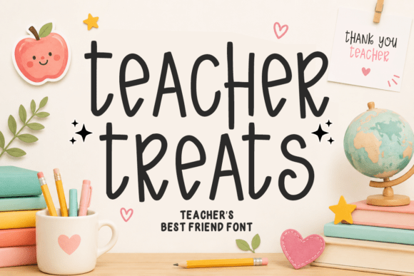 Teacher Treats Halloween font