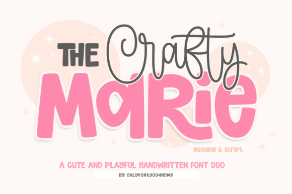 The Crafty Marie bubble font