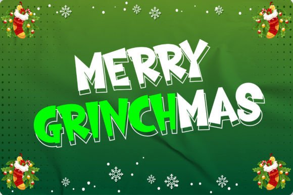 The Grinch Mas Christmas font
