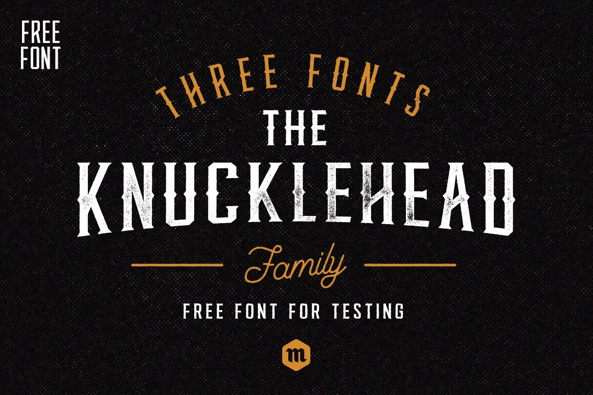 Knucklehead free font