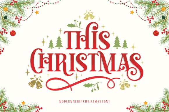 This Christmas Christmas font