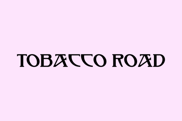 Tobacco Road Halloween font