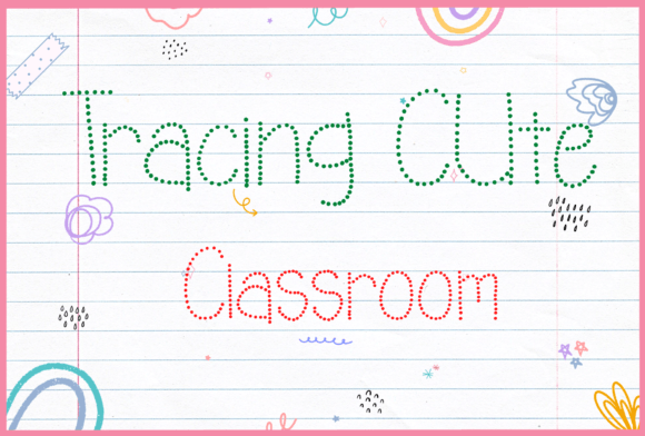 Tracing Cute free font