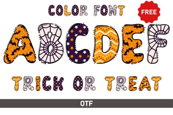 Trick or Treat Halloween font