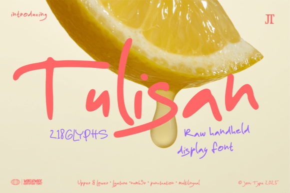 Tulisan font sample
