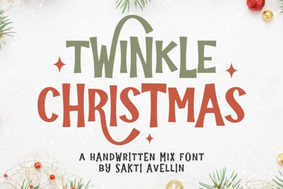 Twinkle Christmas Christmas font