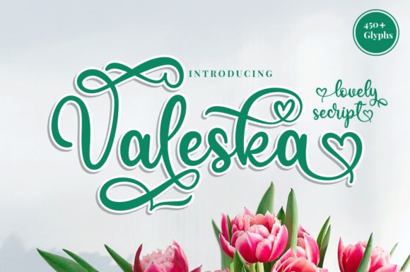 Valeska free font